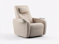 Fauteuil relax - tissu - 90 x 95 x 110 cm - beige - style moderne